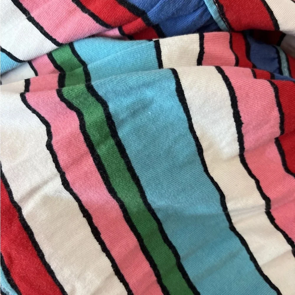 Hanna Andersson Girls Multicolored Striped Dress Size 8